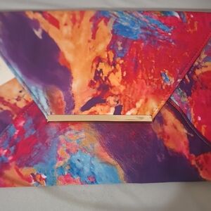 Vibrant Abstract Clutch